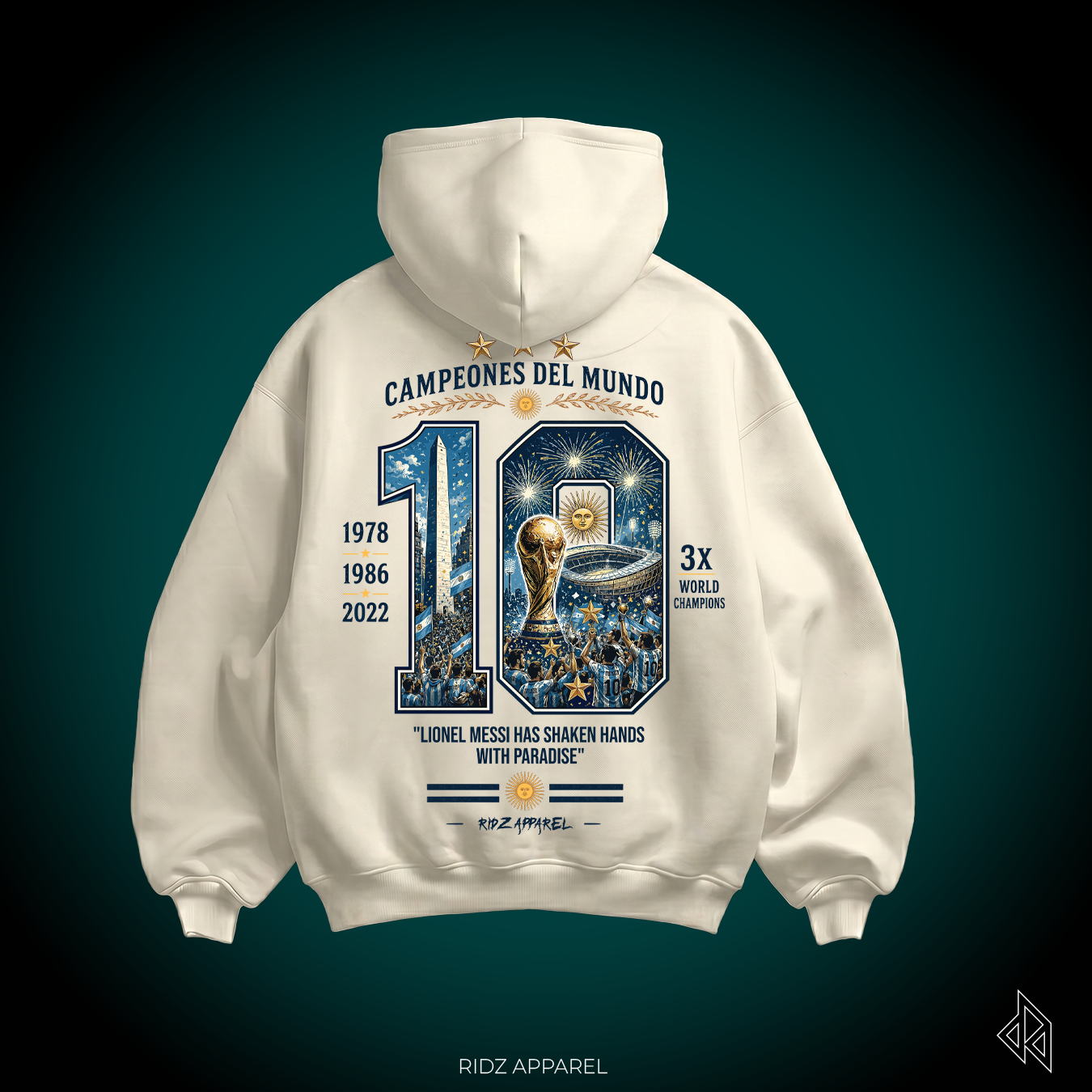 ARGENTINA / Albiceleste Zip-up Hoodie
