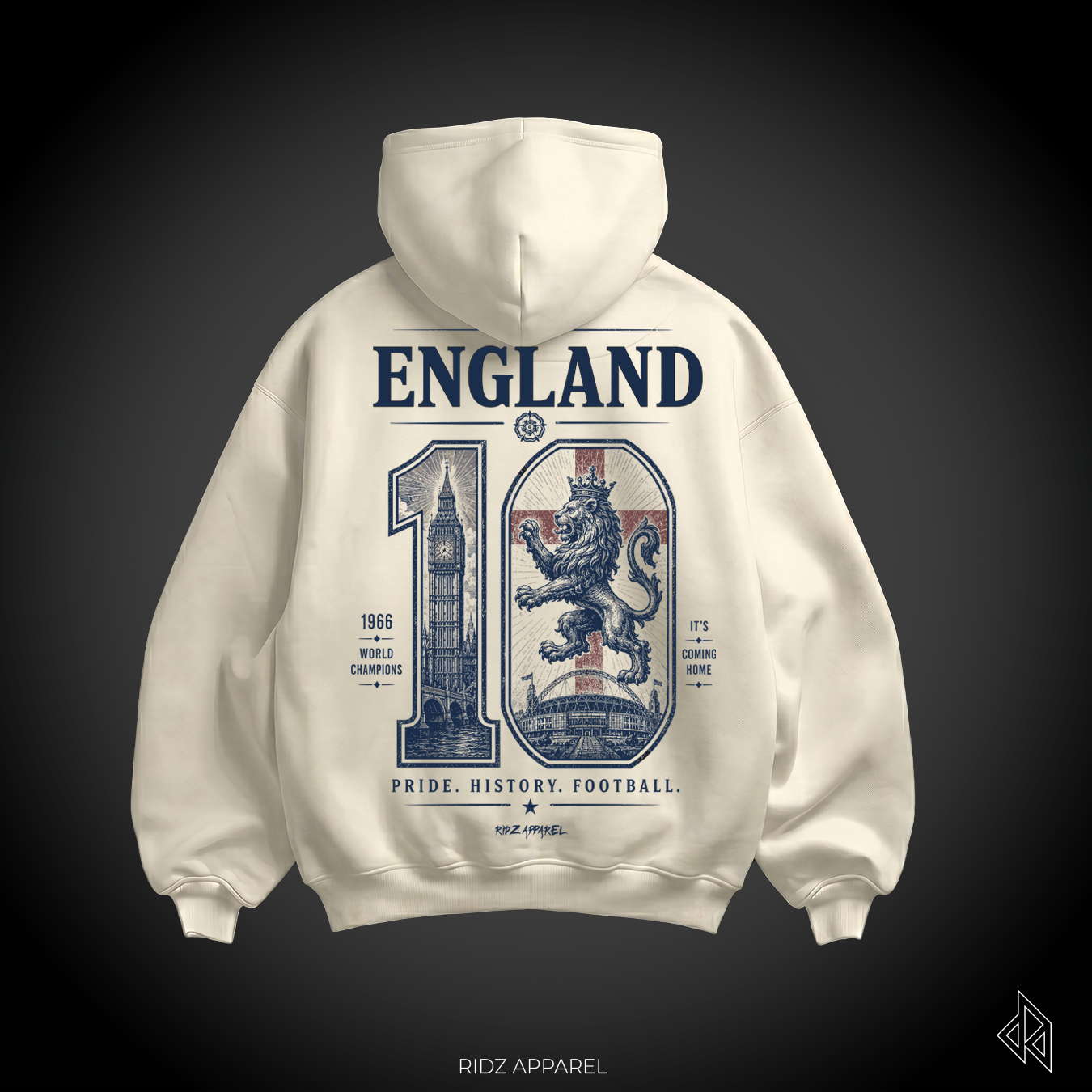 ENGLAND / 3 Lions Zip-up Hoodie