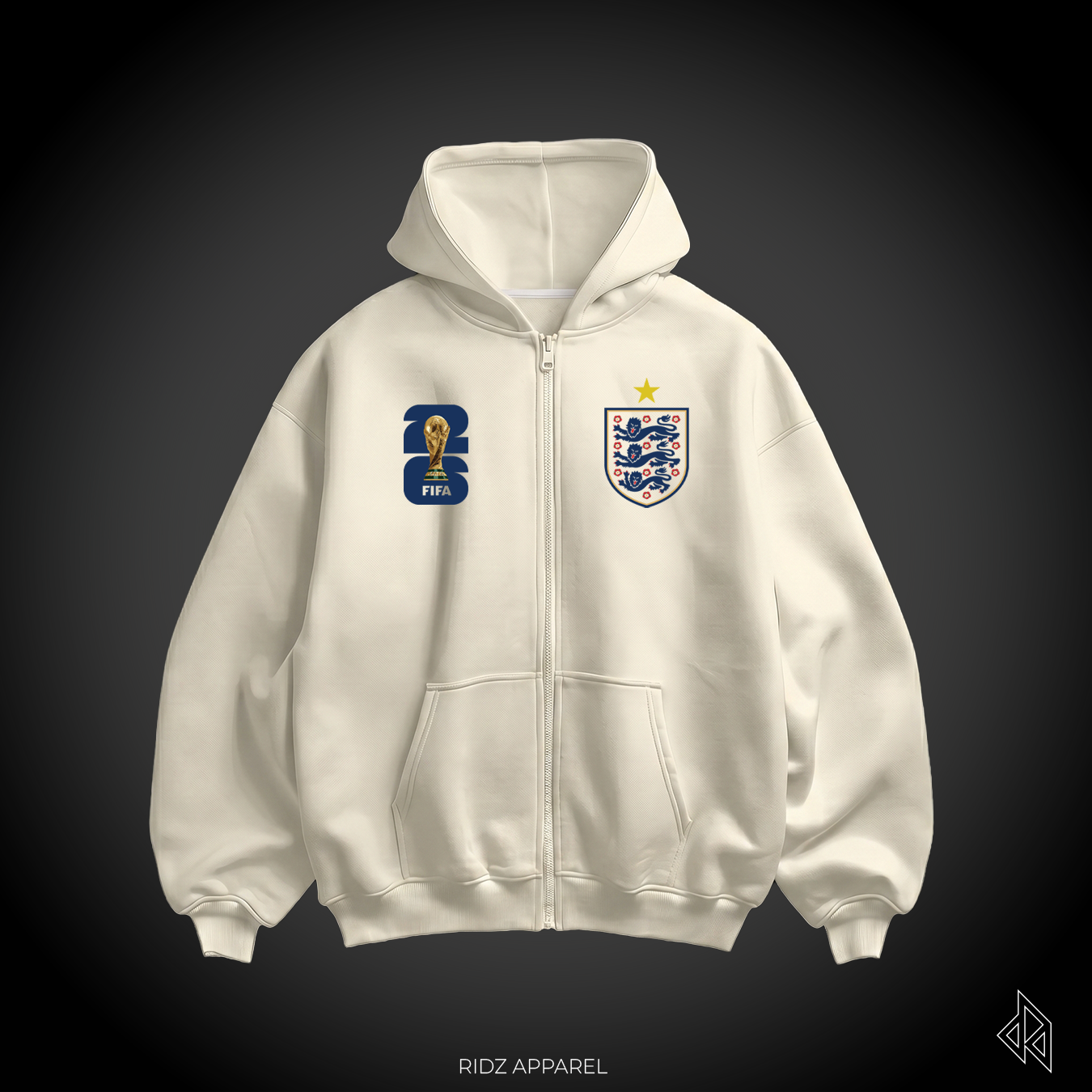 ENGLAND / 3 Lions Zip-up Hoodie