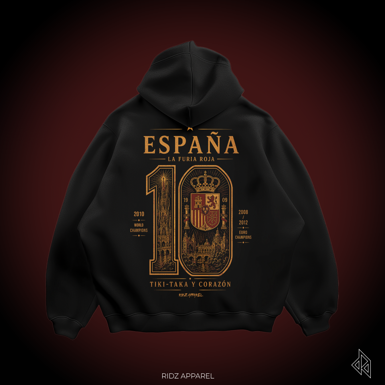 SPAIN / La Furia Roja Zip-up Hoodie