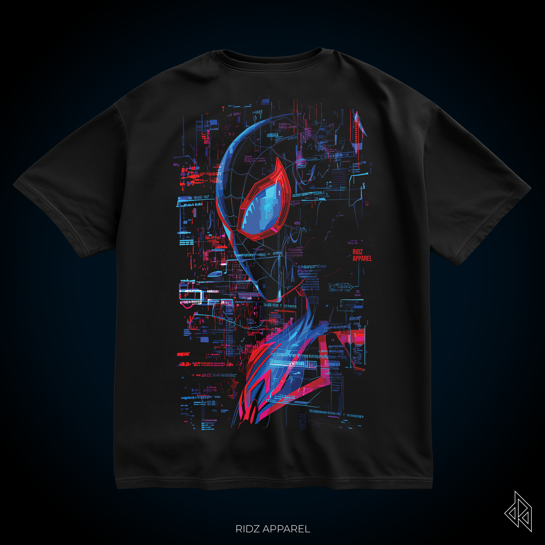 SPIDERMAN / Neon Glitch Shirt