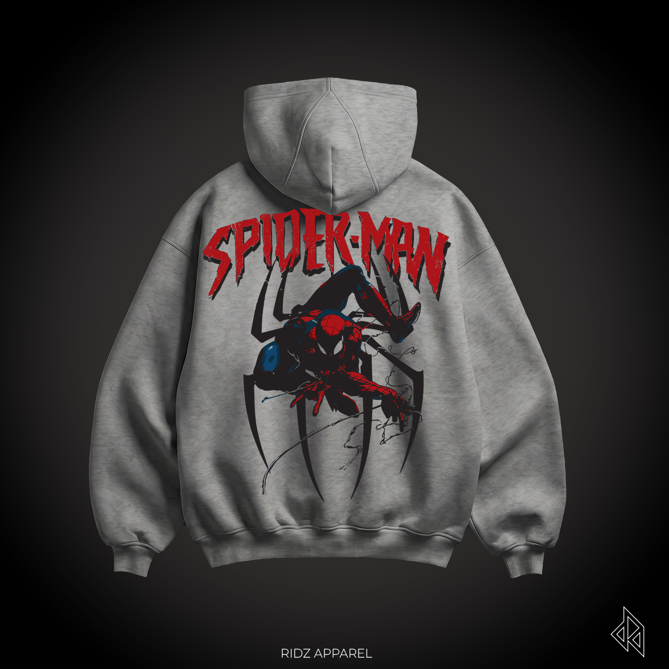 SPIDERMAN / Web Slinger Grey Zipper